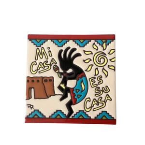 Earthtones Hand Glazed Decorative Hanging/Hot Plate Trivet
